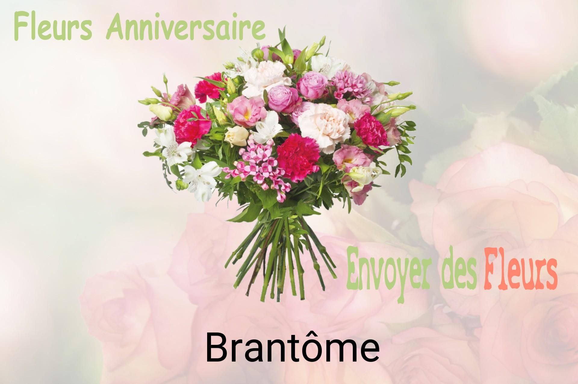 Bouquet de fleurs d’anniversaire livré à Brantôme