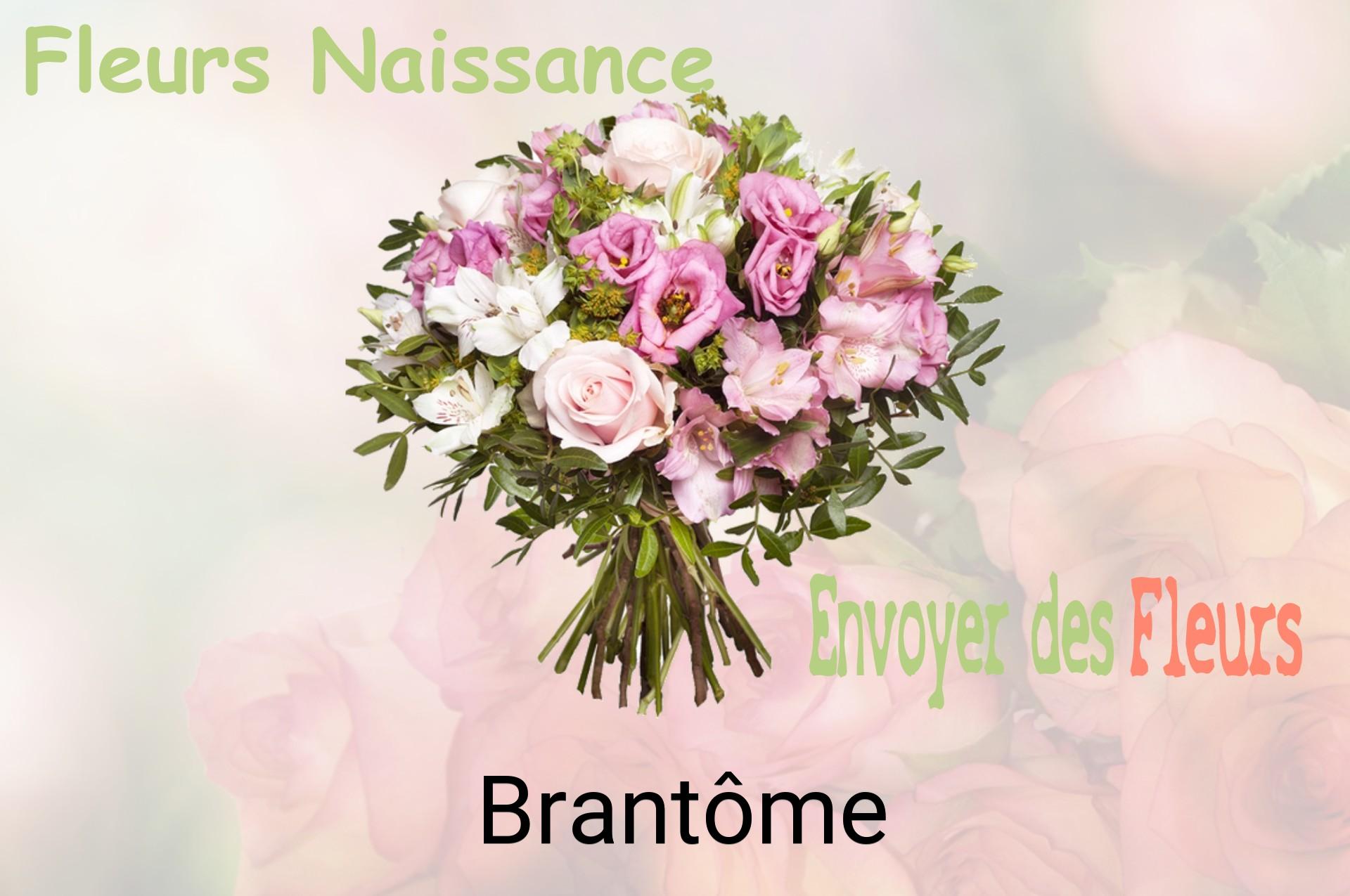 Bouquet de fleurs de naissance livré à Brantôme